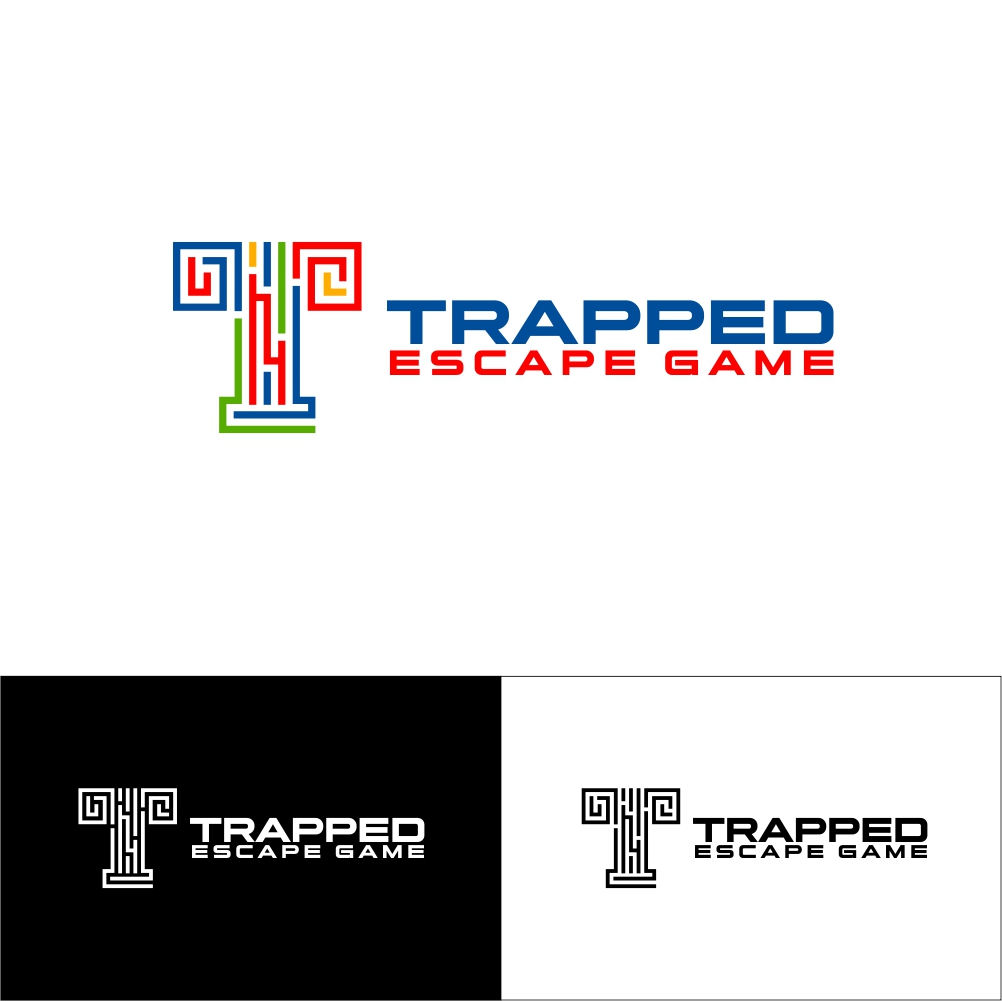 Logo Design by b3no for Trapped Escape Game | Design #37167386
