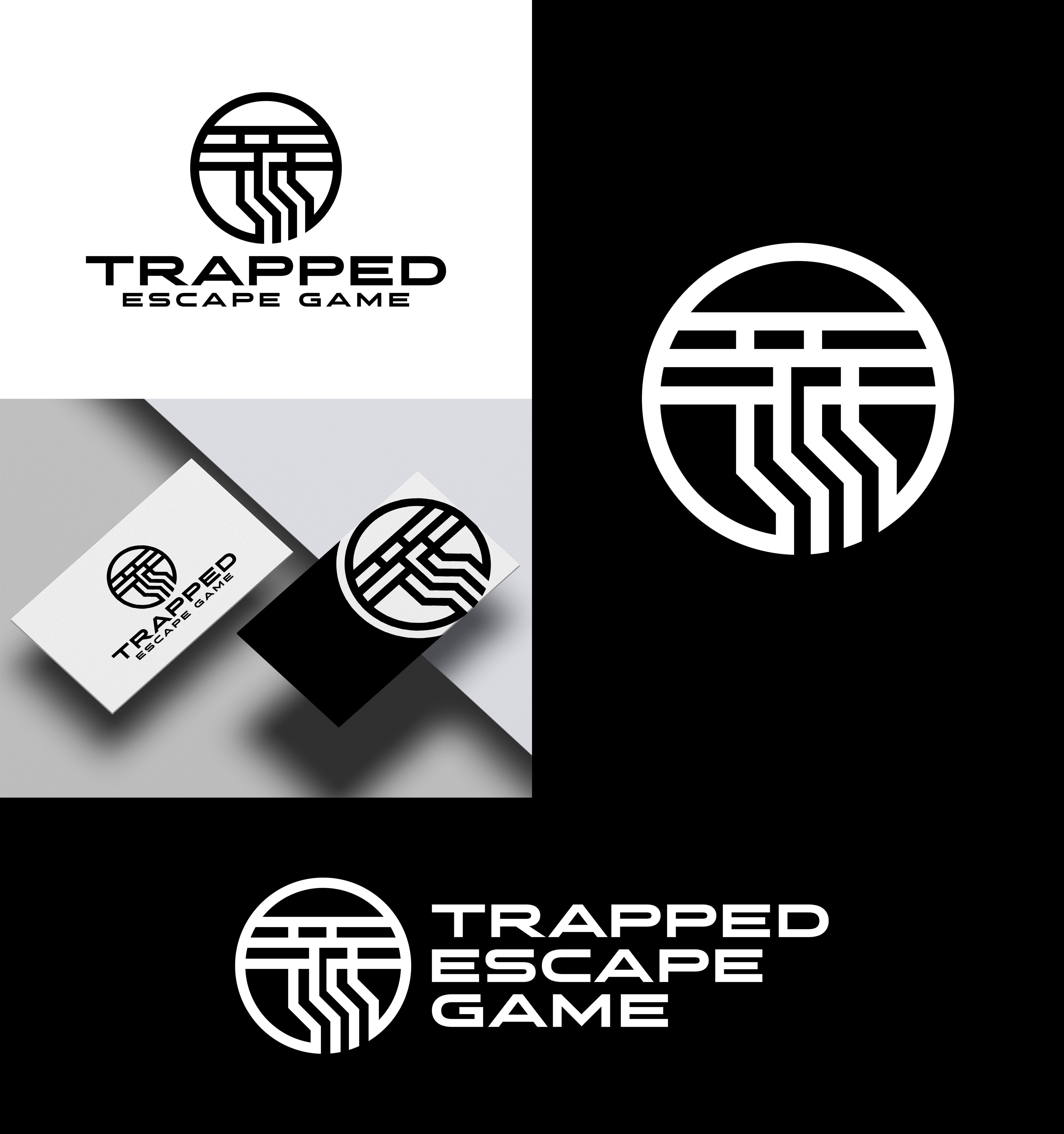 Logo Design by aexoagency for Trapped Escape Game | Design #37154283