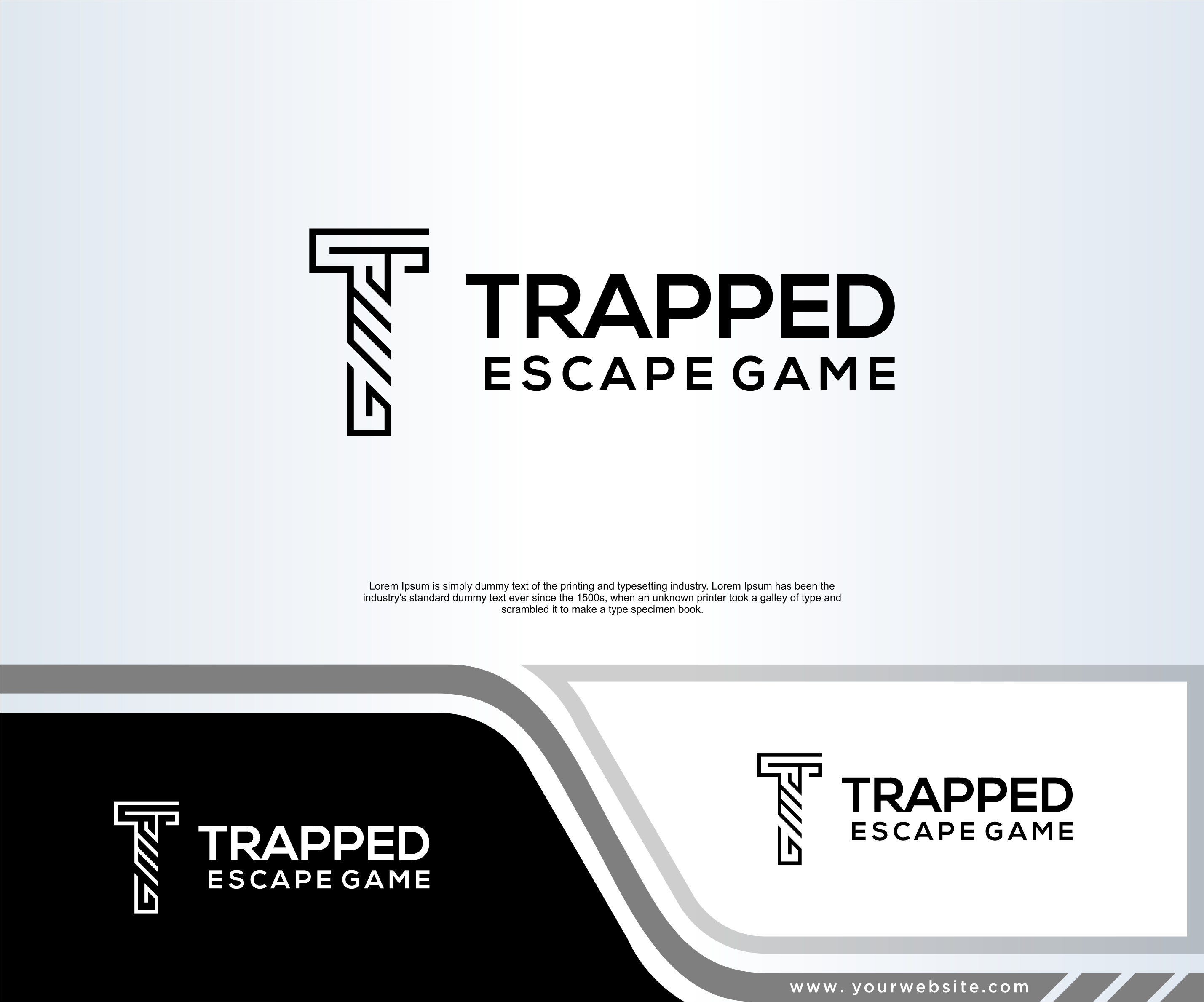 Logo Design by dobleh_creative for Trapped Escape Game | Design #37141296