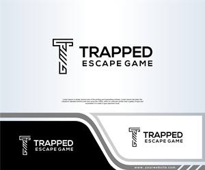 Logo Design by dobleh_creative for Trapped Escape Game | Design: #37141296