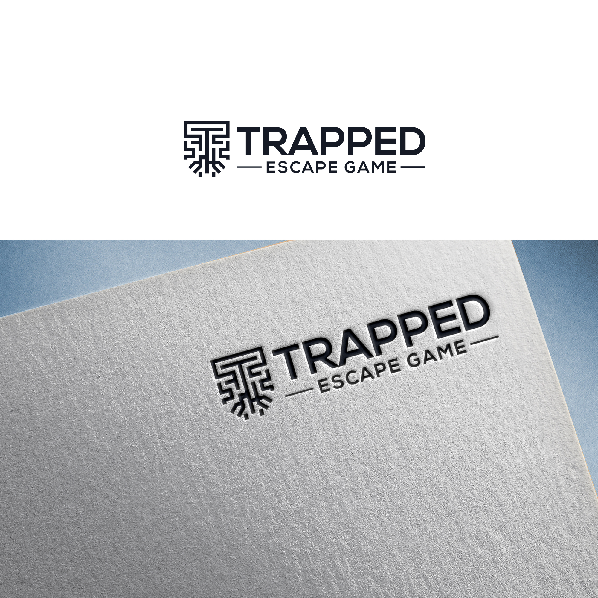 Logo Design by Ultra Creations for Trapped Escape Game | Design #37150024