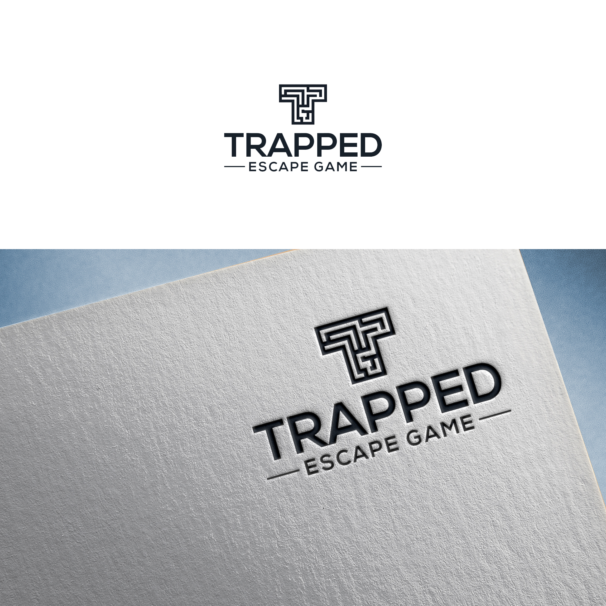 Logo Design by Ultra Creations for Trapped Escape Game | Design #37150025