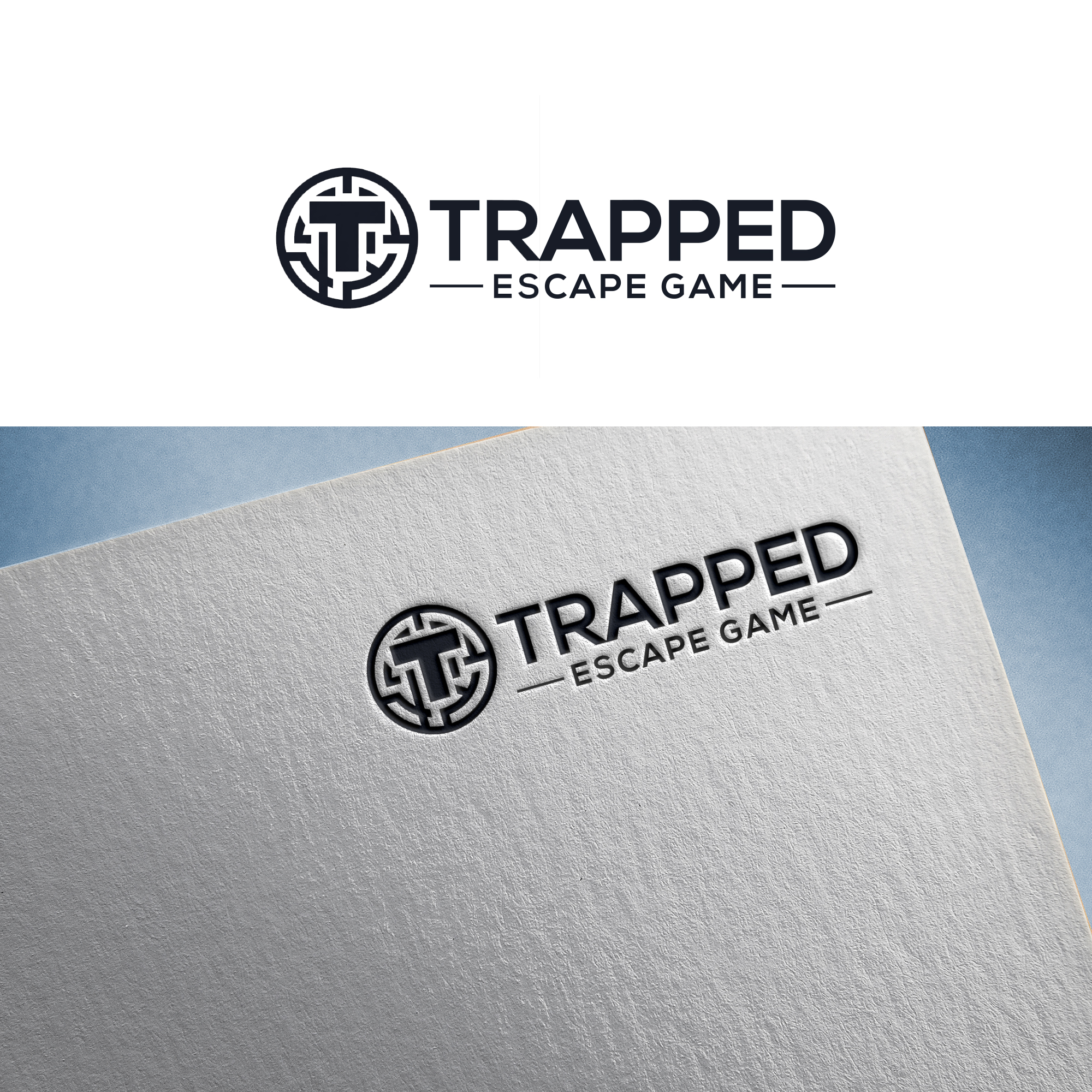Logo Design by Ultra Creations for Trapped Escape Game | Design #37150027