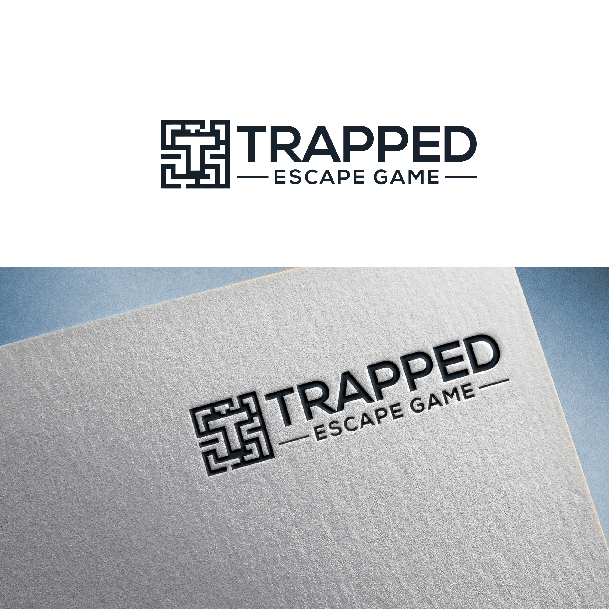 Logo Design by Ultra Creations for Trapped Escape Game | Design #37150029