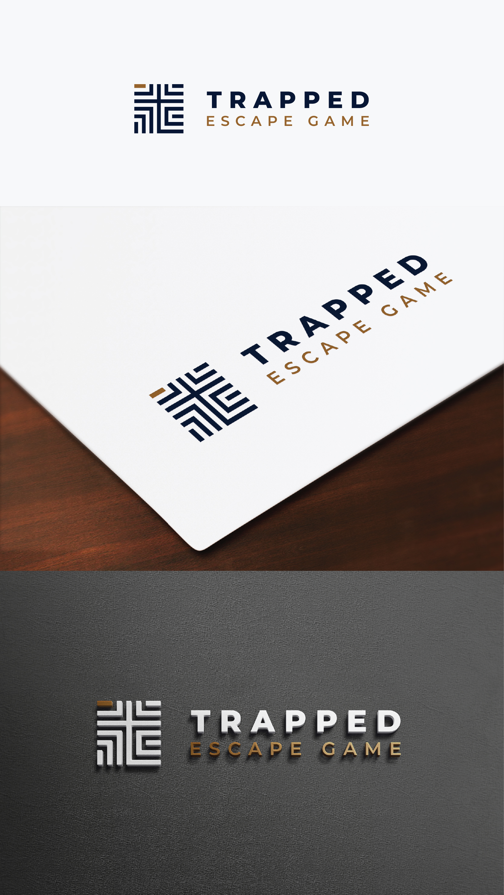 Logo Design by IMilenovic for Trapped Escape Game | Design #37141778