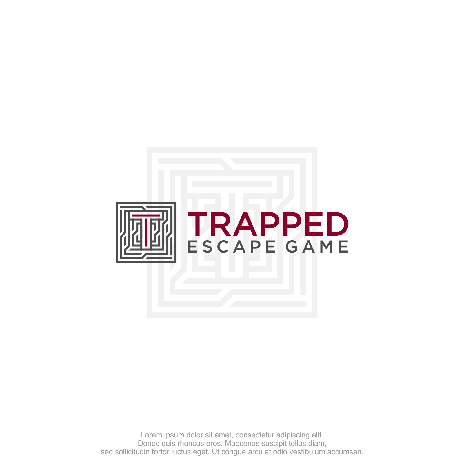 Logo Design by M.Syaiful Huda for Trapped Escape Game | Design #37141645