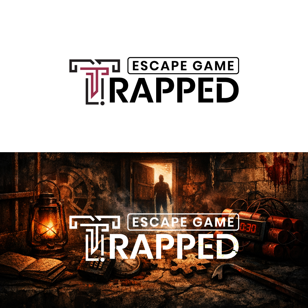 Logo Design by vidarshana 2 for Trapped Escape Game | Design #37165163