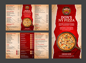 Menu Design by 3Guys for this project | Design: #37157692