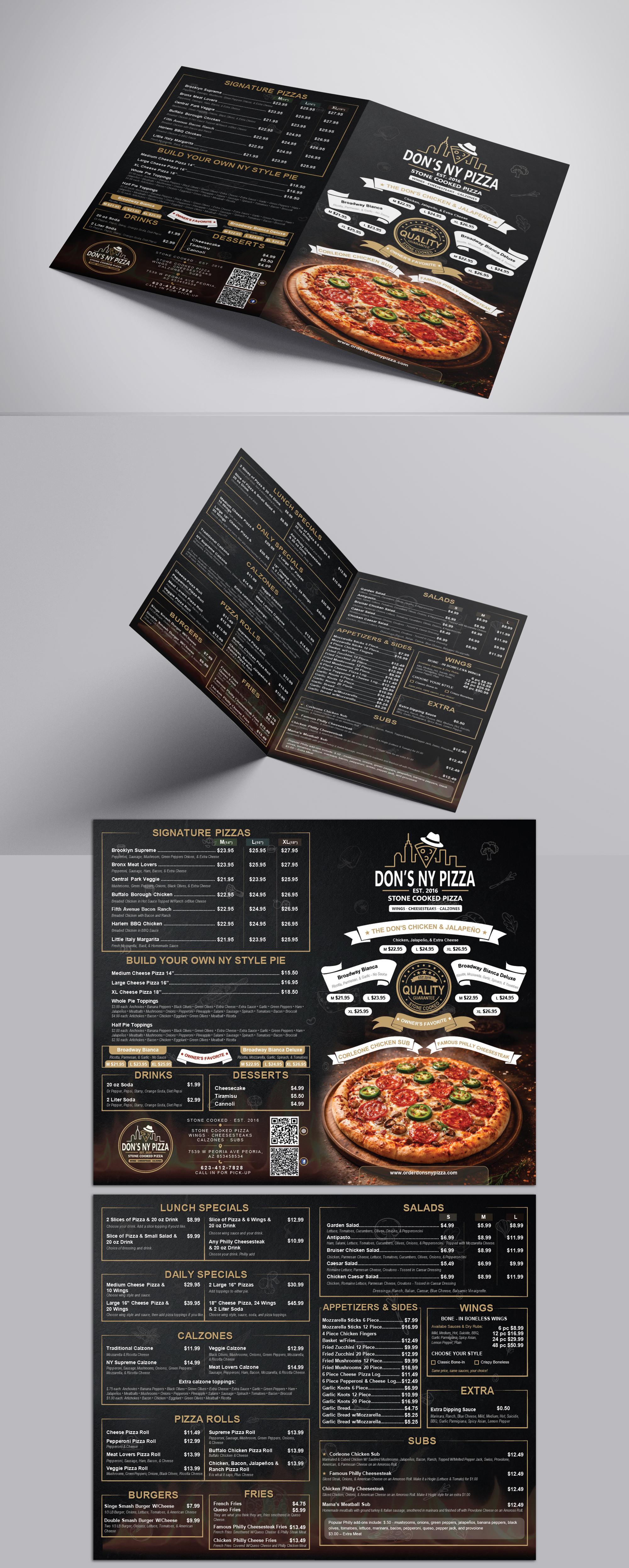 Menu Design by K2 for this project | Design #37165575