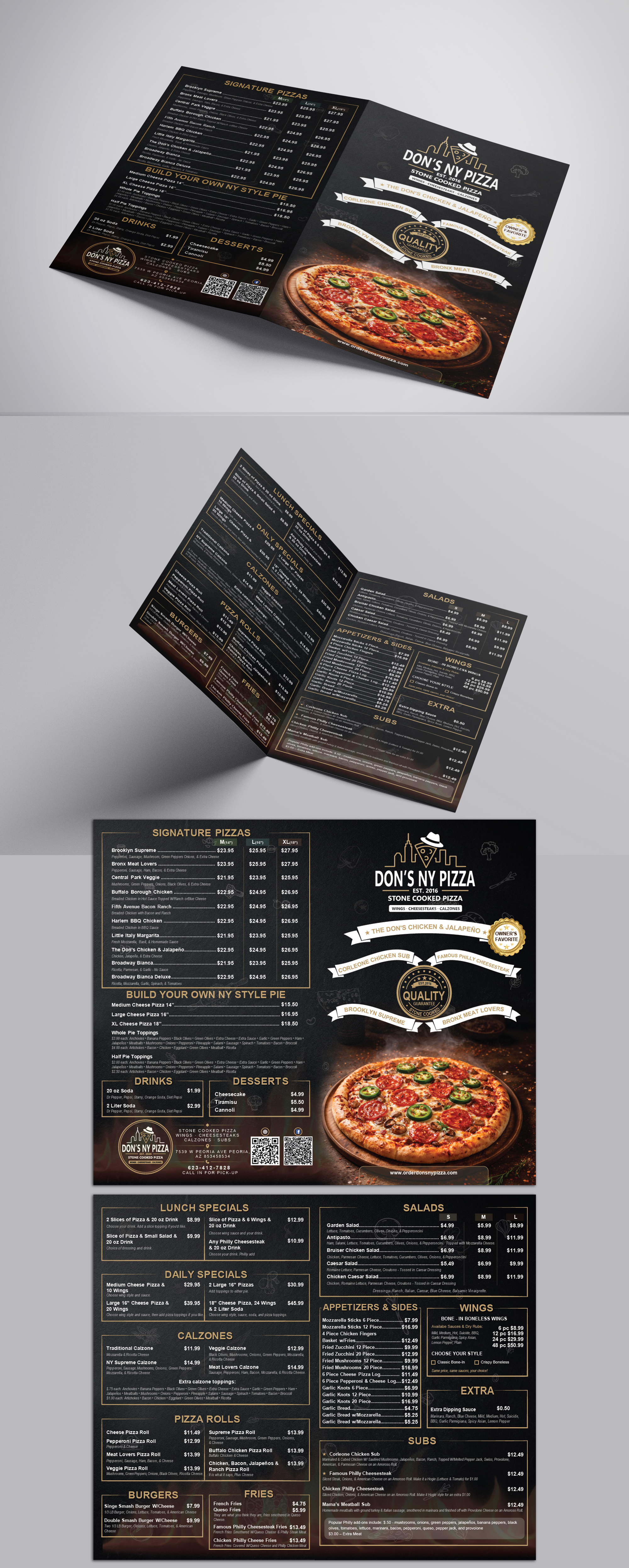 Menu Design by K2 for this project | Design #37167883