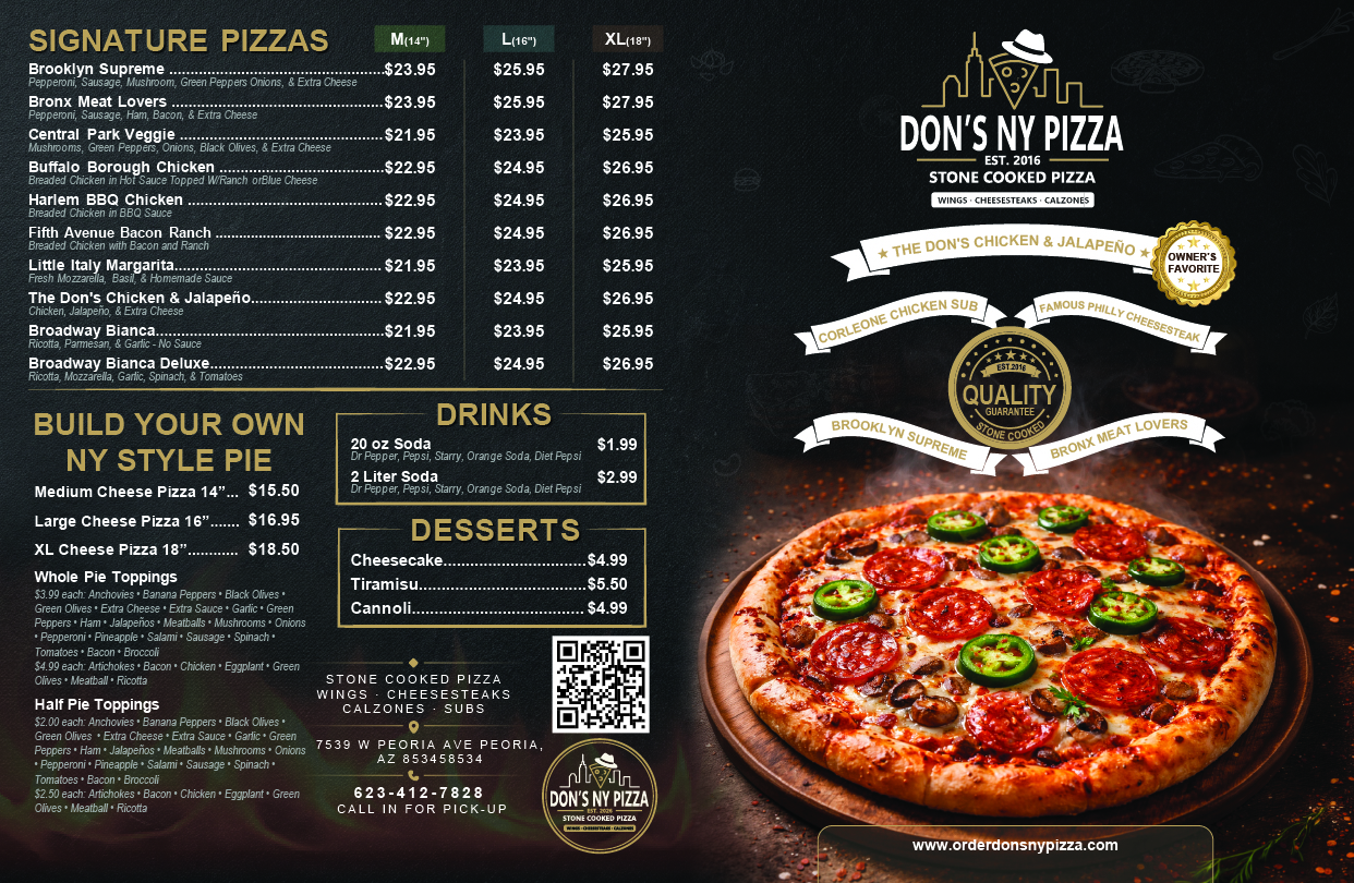 Menu Design by K2 for this project | Design #37253449