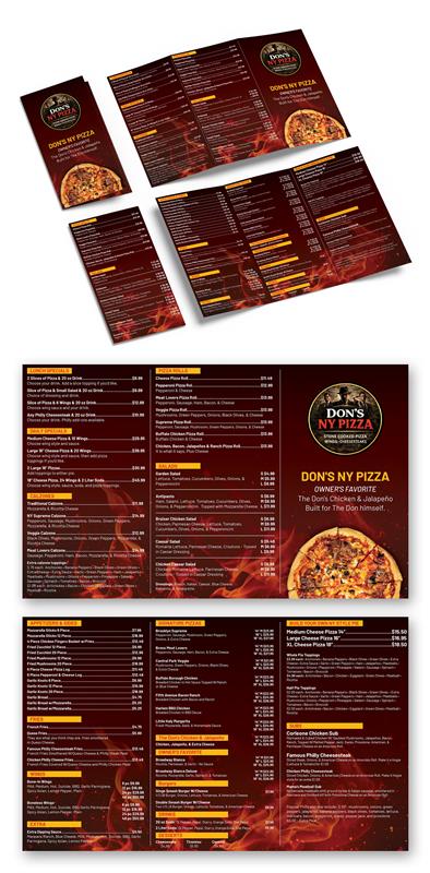 Menu Design by Impressive Designs for this project | Design #37145403