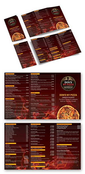 Menu Design by Impressive Designs for this project | Design: #37145403