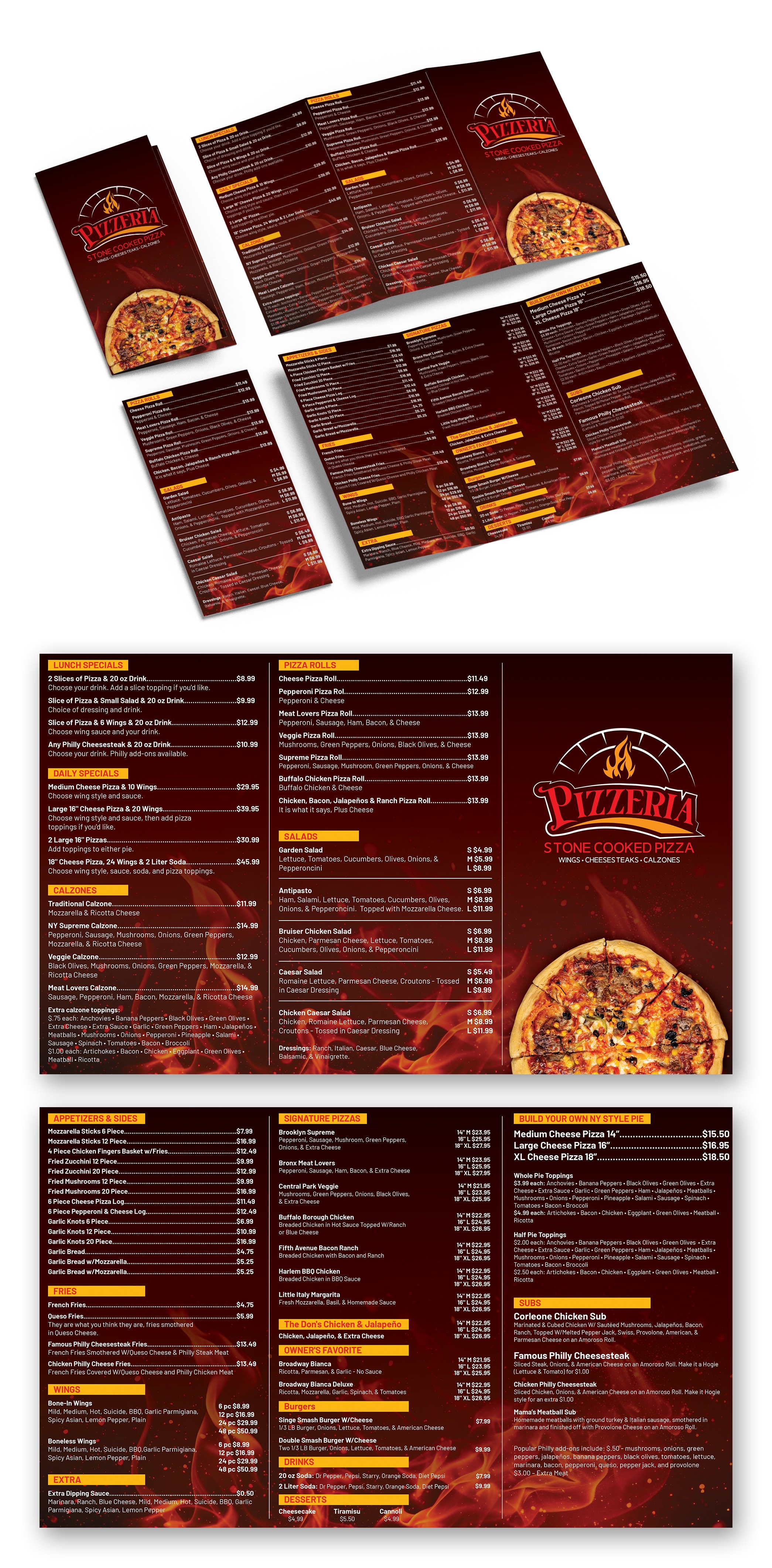 Menu Design by Impressive Designs for this project | Design #37149483