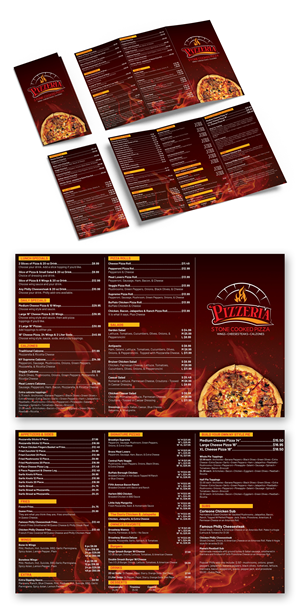 Menu Design by Impressive Designs for this project | Design: #37149483