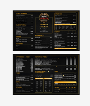 Menu Design by vcreatived for this project | Design: #37165728