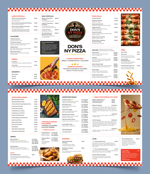Menu Design by Graphic Guy for this project | Design #37150802