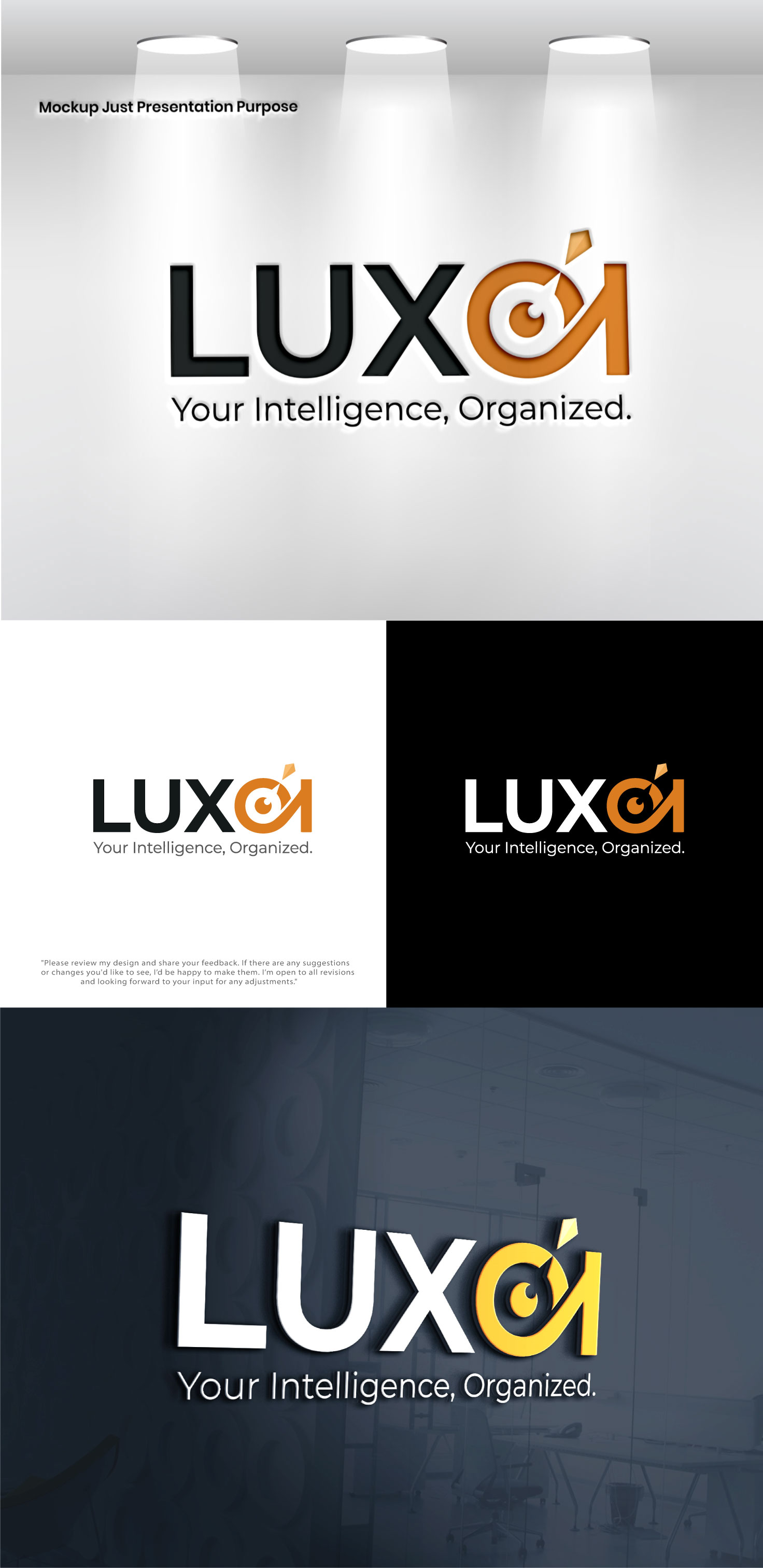Diseño de Logo por Pixel Foundry para Lux Brand Co. | Diseño #37146855
