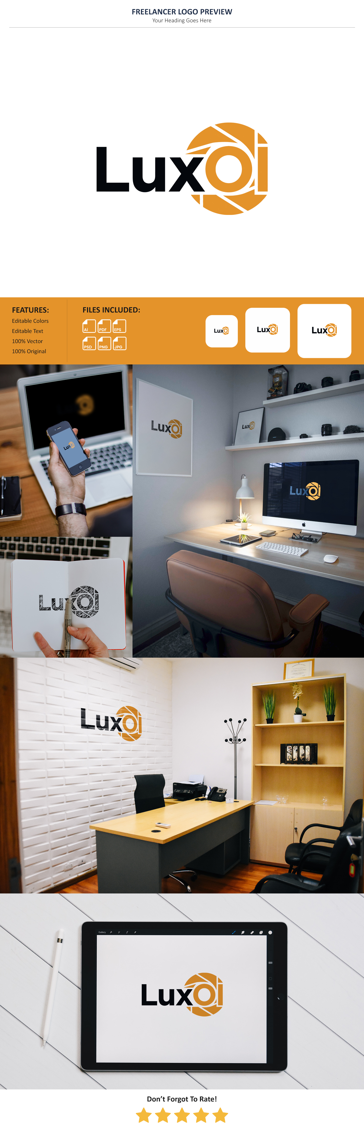 Diseño de Logo por Pixel Foundry para Lux Brand Co. | Diseño #37146858