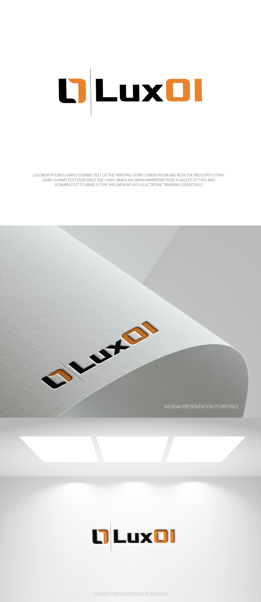 Logo Design by zebronicgraphic for Lux Brand Co. | Design #37145720