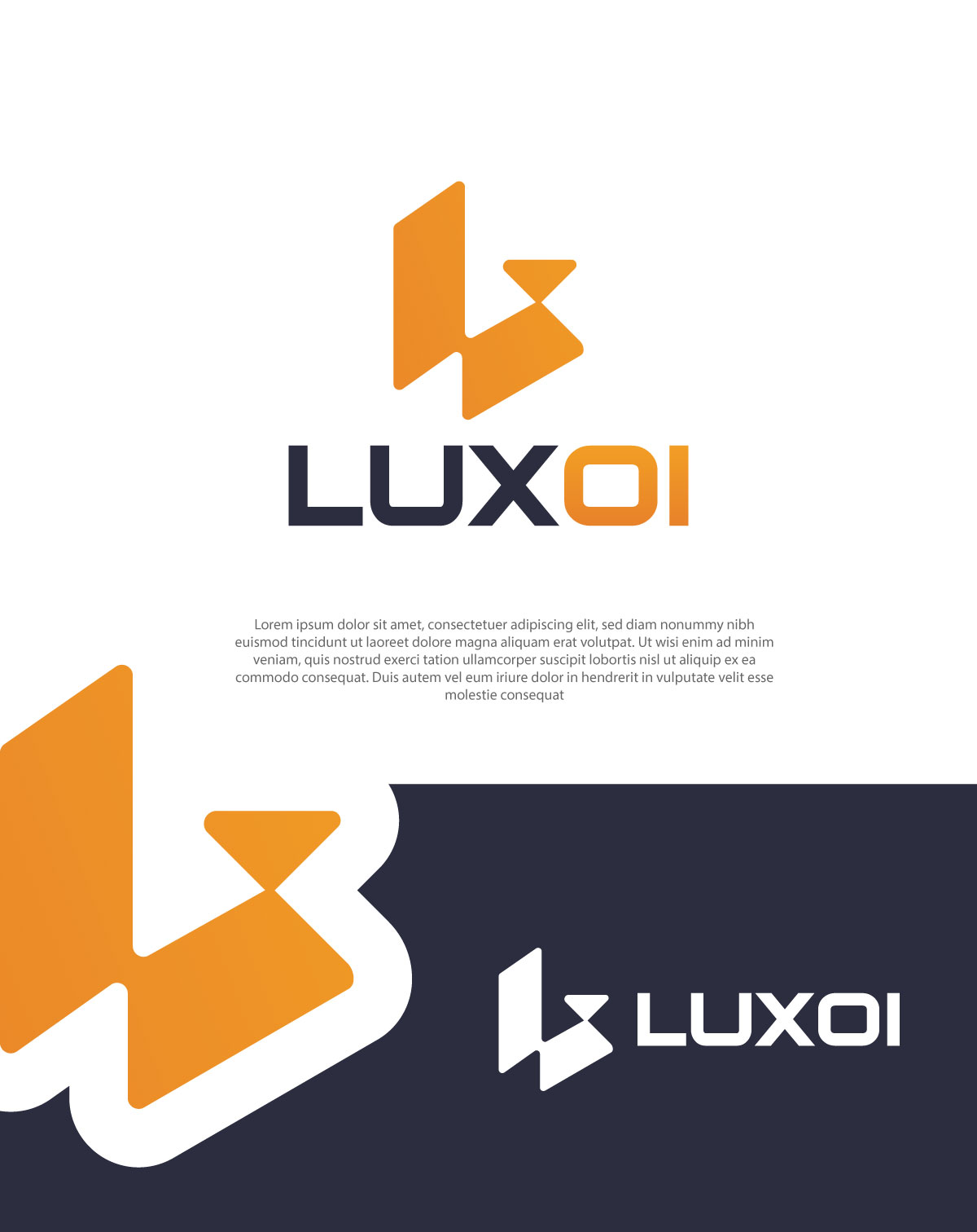 Diseño de Logo por aexoagency para Lux Brand Co. | Diseño #37143419