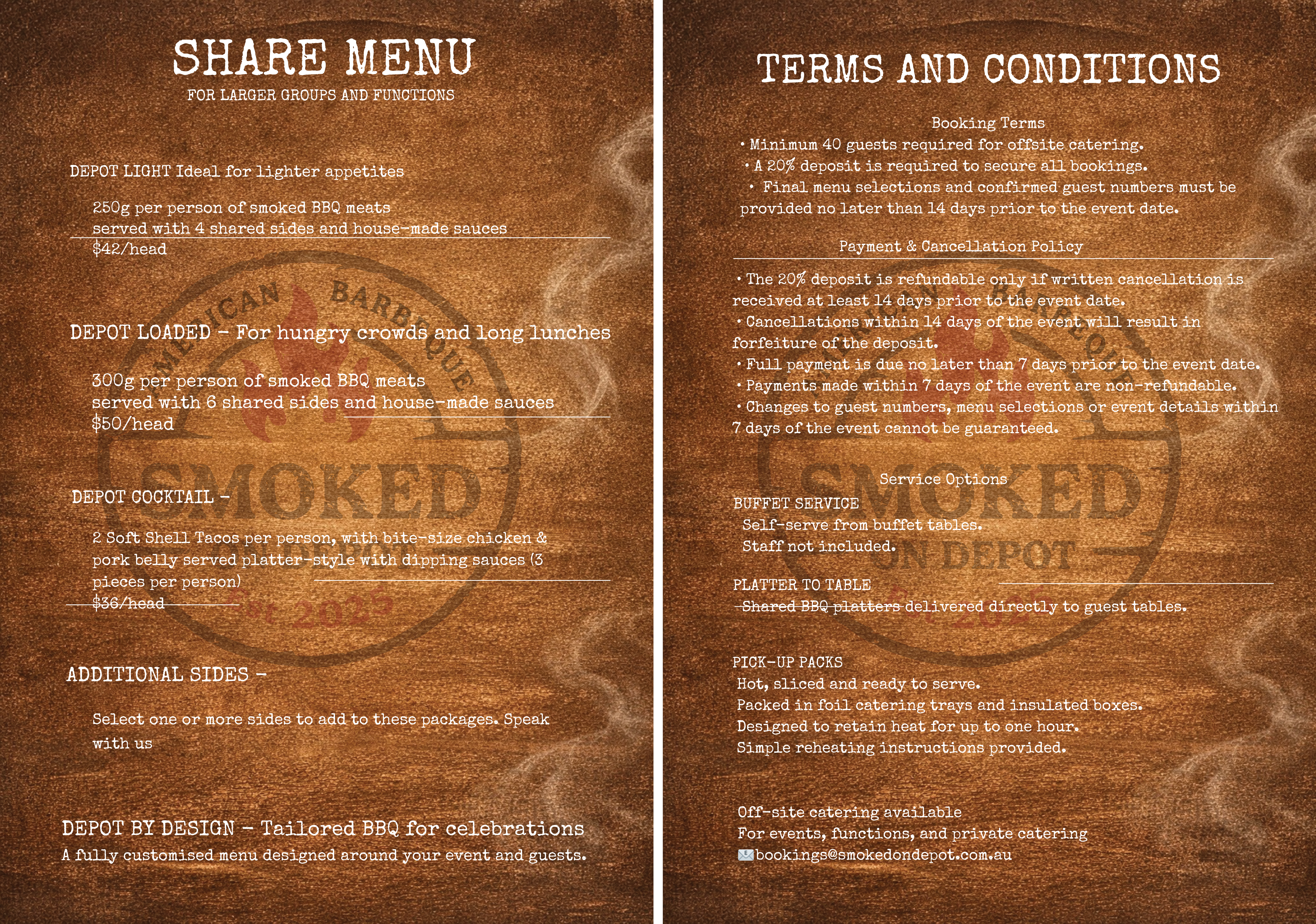 Menu Design by ainee4 for this project | Design #37144136