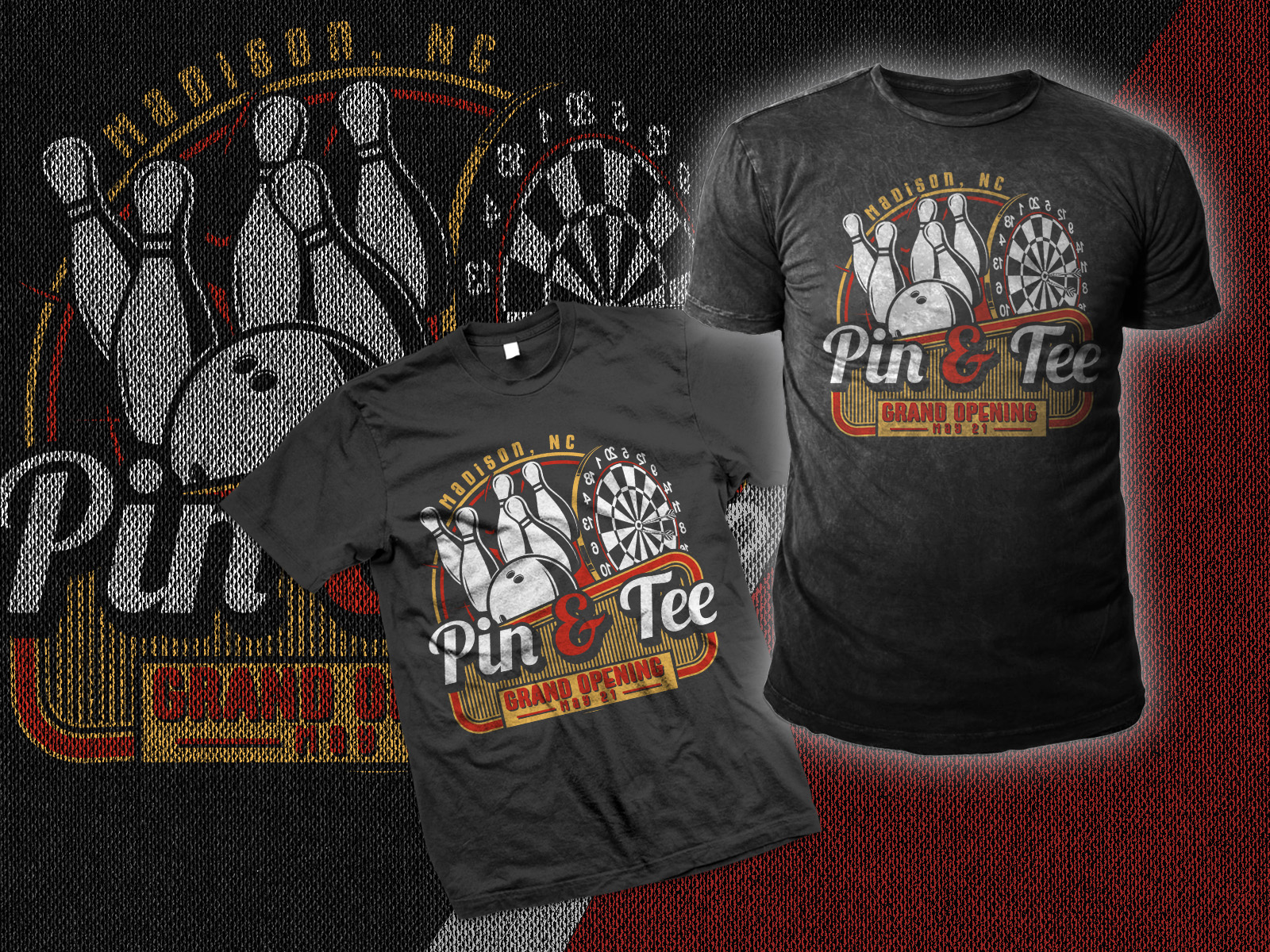 T-shirt Design by HNS Graphic for Pin & Tee | Design #37175040