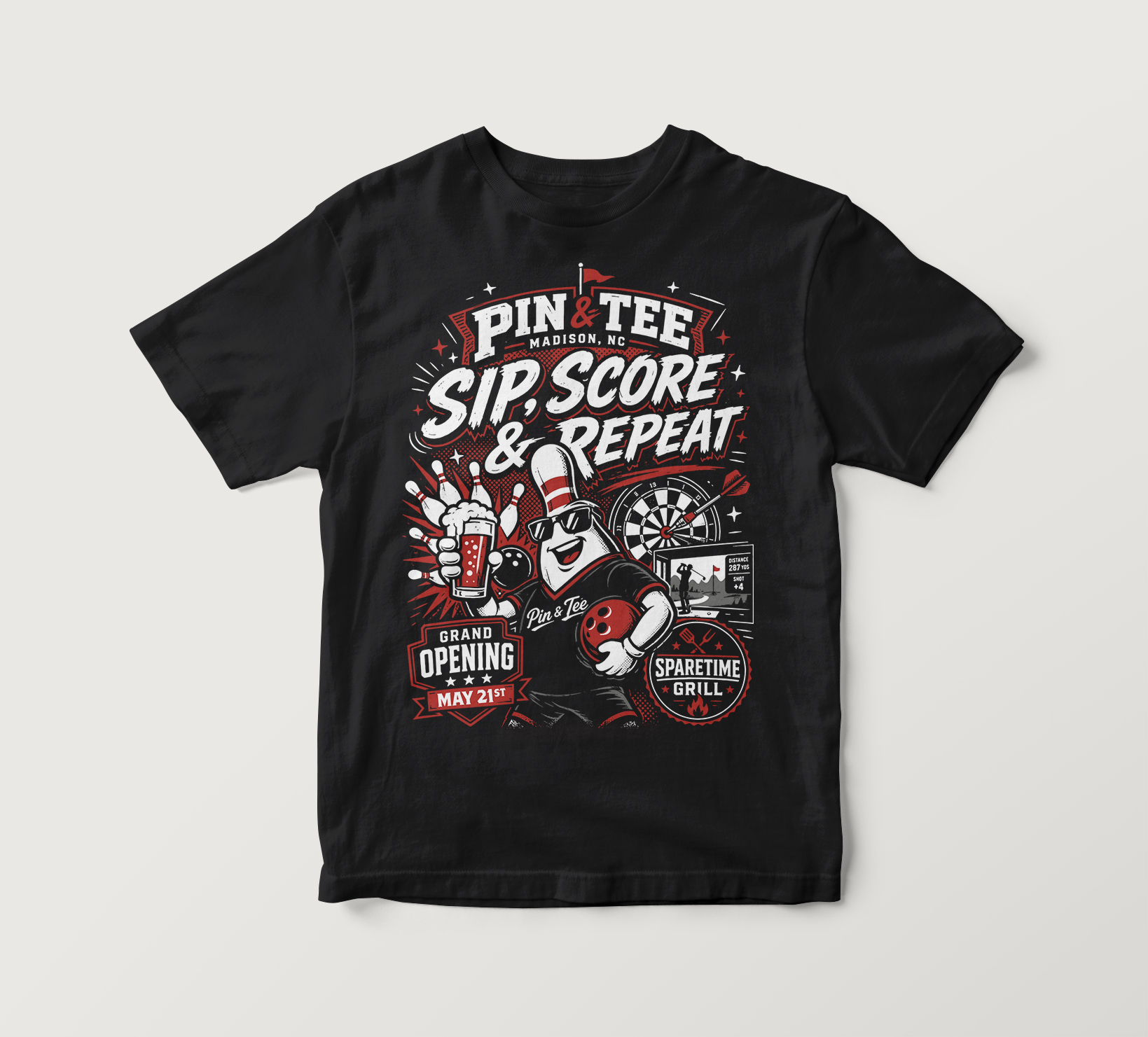 T-shirt Design by SofiaDesignStudio for Pin & Tee | Design #37169496