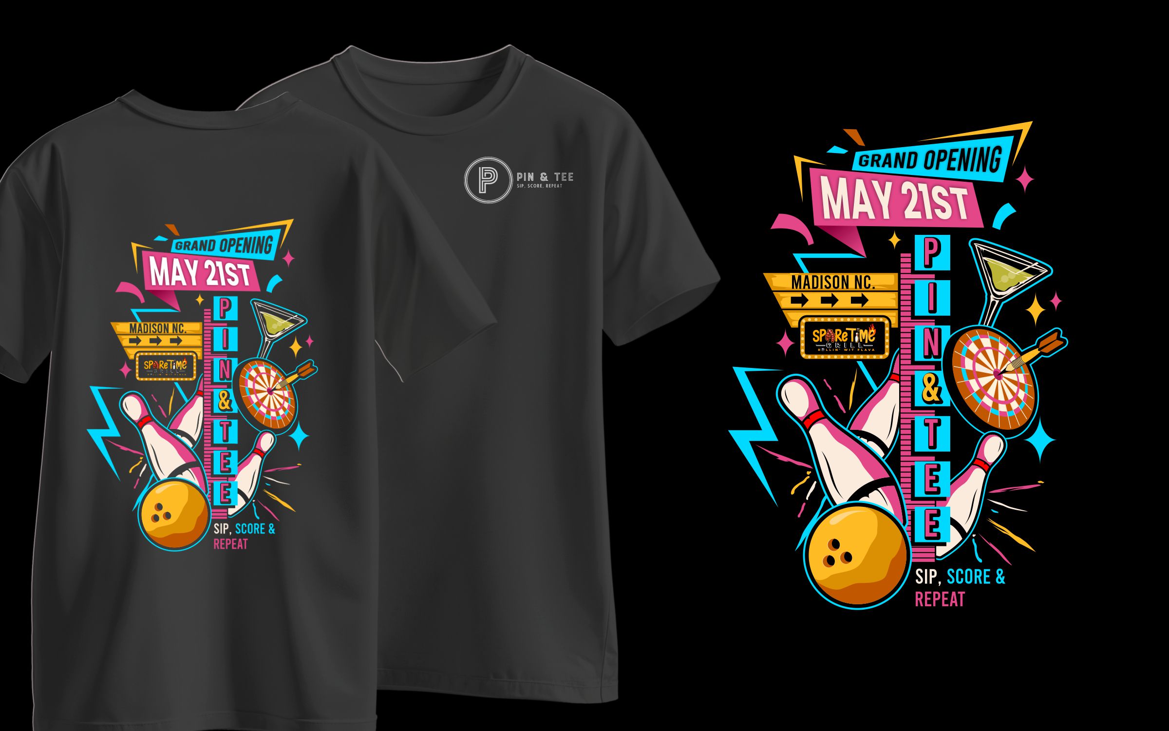 T-shirt Design by debdesign for Pin & Tee | Design #37190323