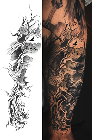 Small cover piece and background
