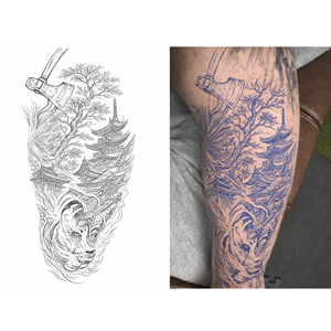 Tattoo Design by abdul700 for this project | Design: #37158903