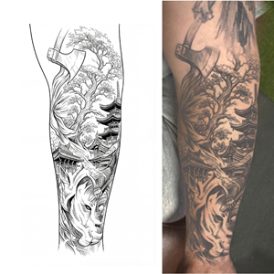 Tattoo Design by abdul700 for this project | Design: #37163052