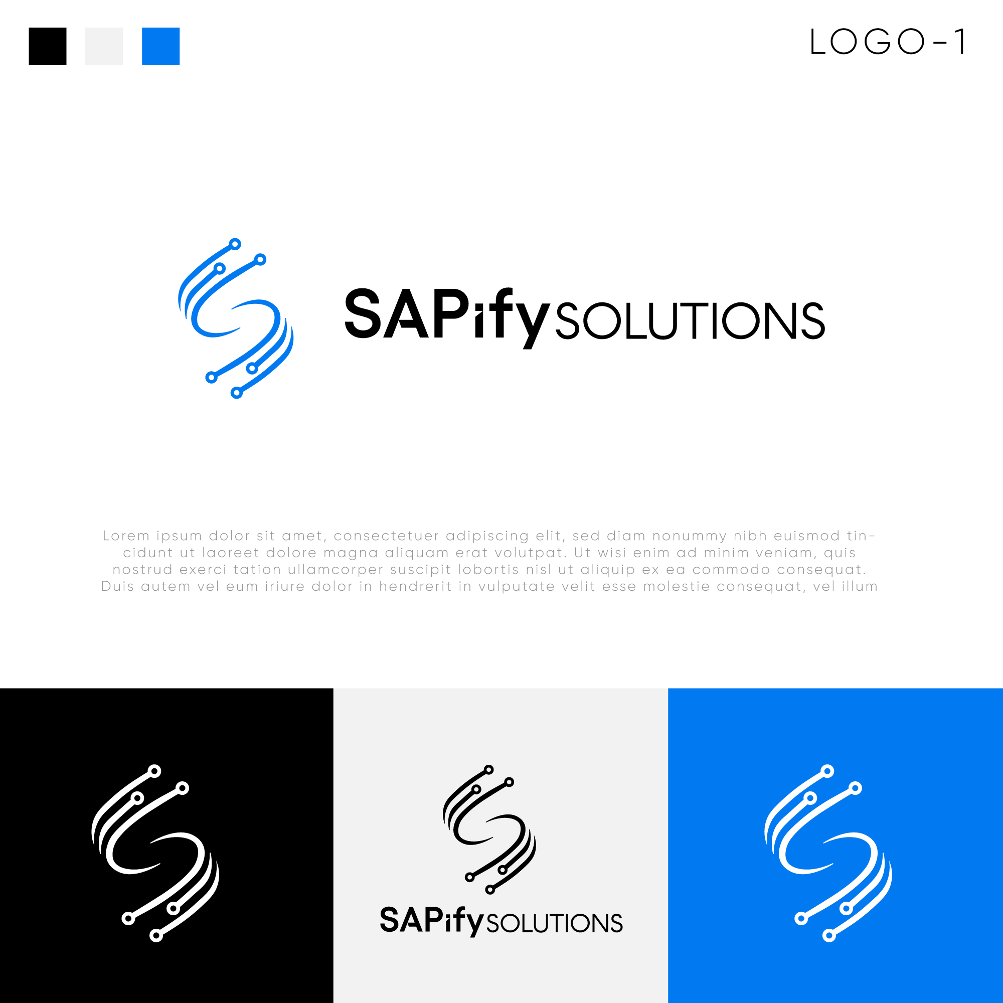 Logo Design by WooowTech for SAPify-Solutions GmbH | Design #37162198