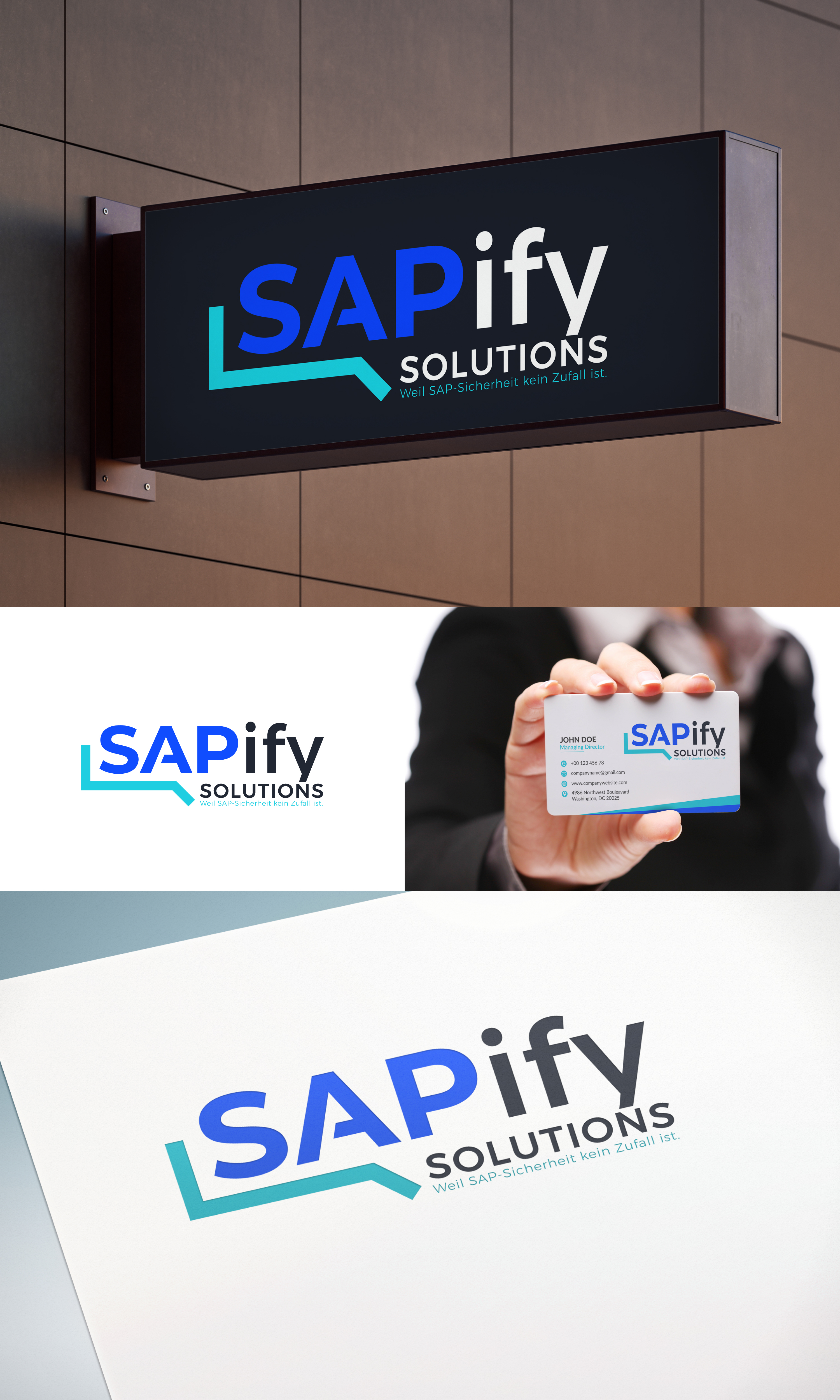 Logo Design by UMBRA Designs for SAPify-Solutions GmbH | Design #37152995