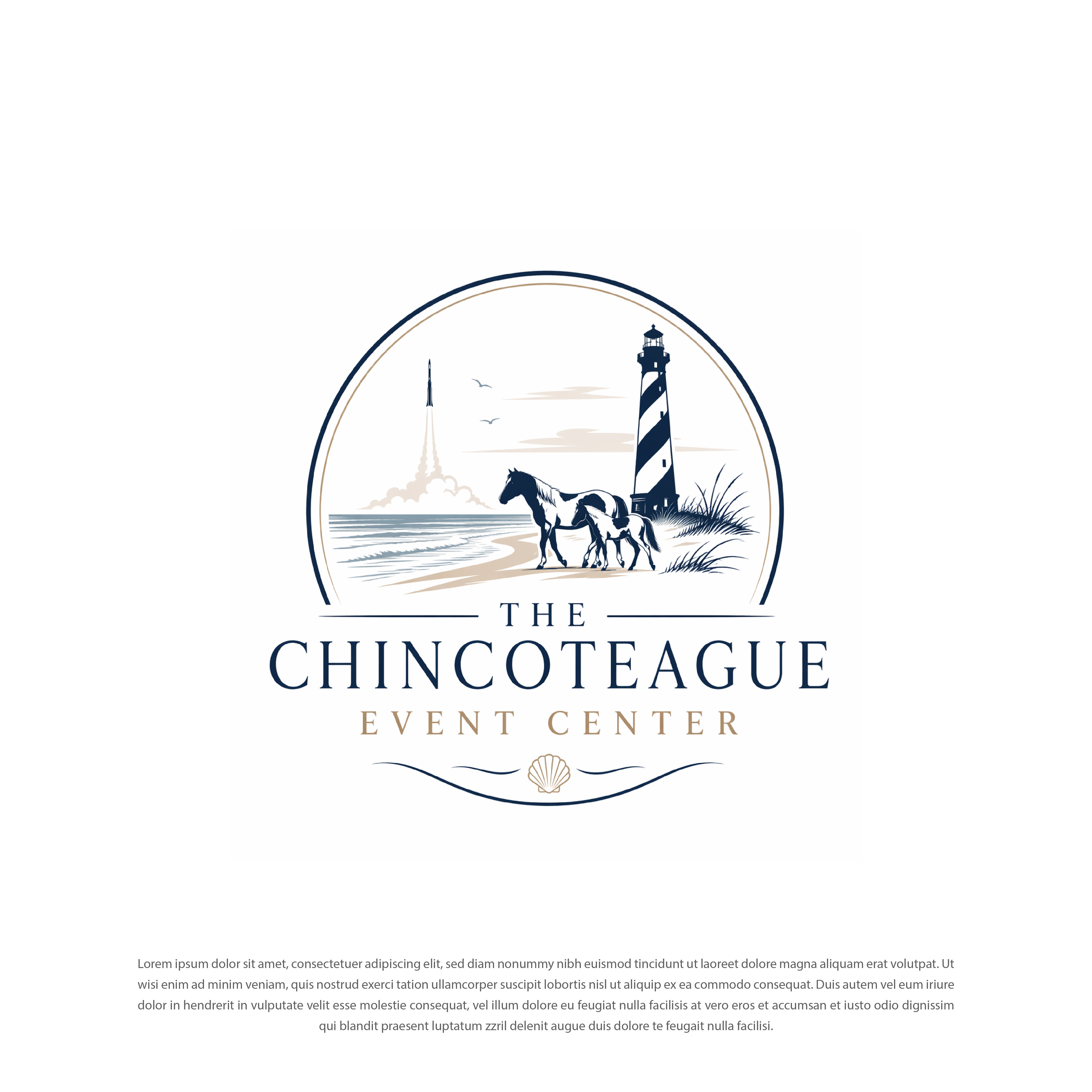 Logo Design by Visionarydexiner for The Chincoteague Center | Design #37175582