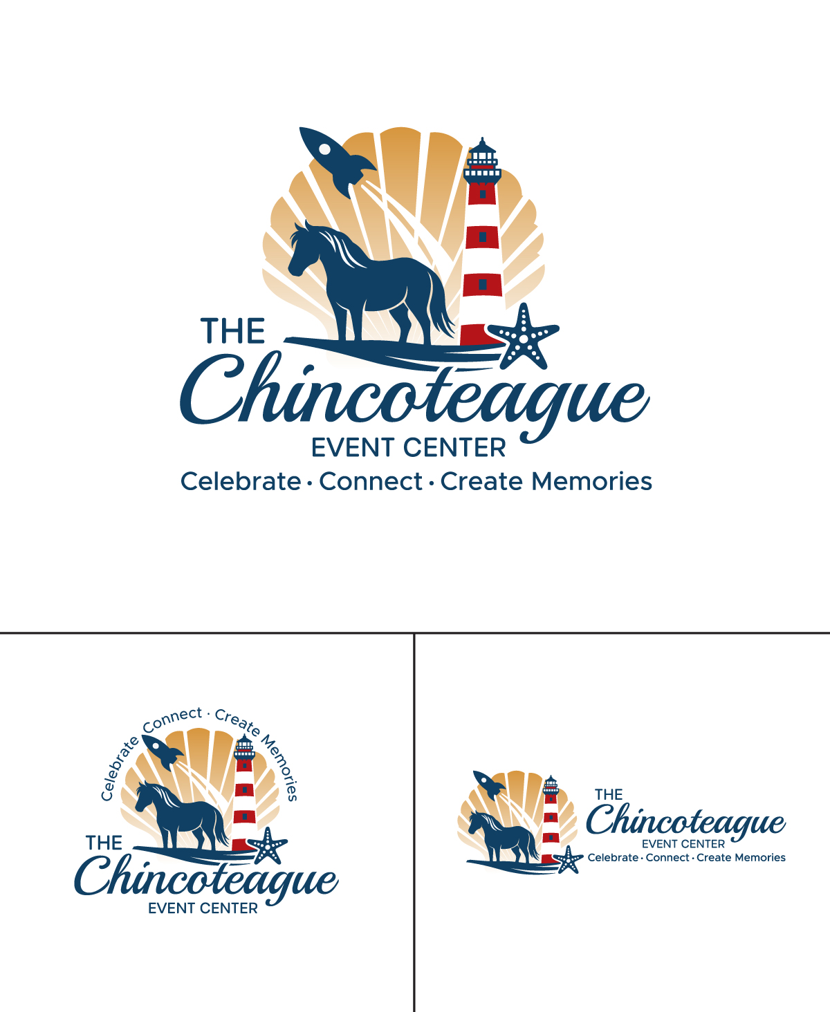Logo Design by Alif think for The Chincoteague Center | Design #37187062