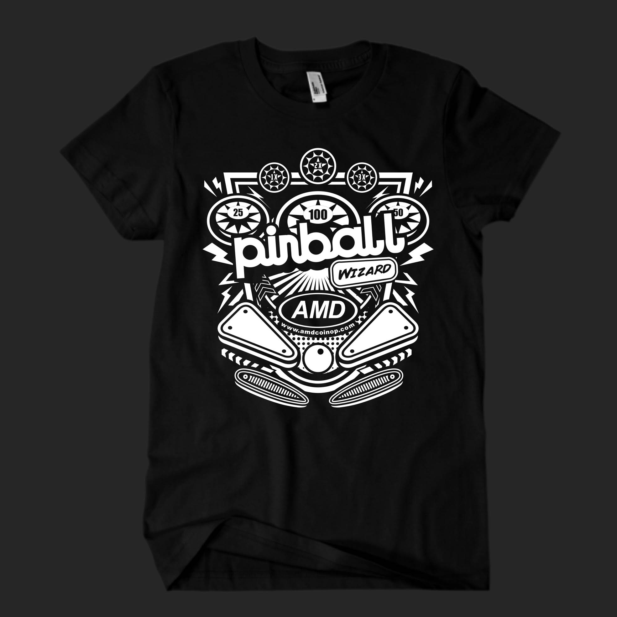 T-shirt Design by Rheanza for AMUSEMENT MACHINE DISTRIBUTORS | Design #37176471