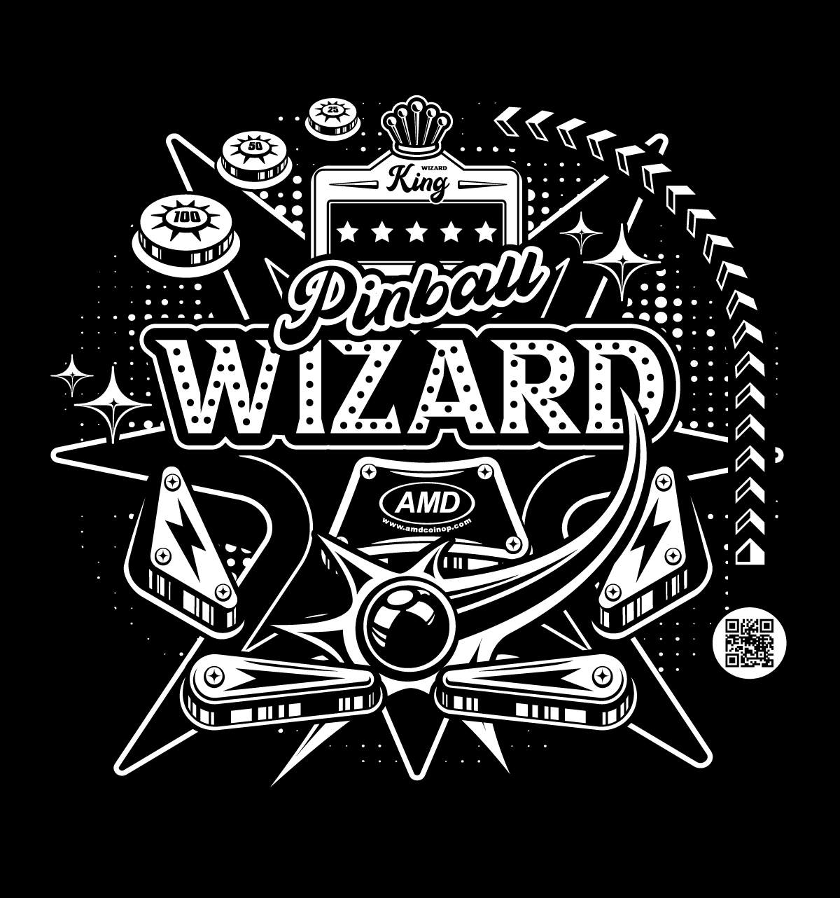 T-shirt Design by SpaGGy for AMUSEMENT MACHINE DISTRIBUTORS | Design #37161122