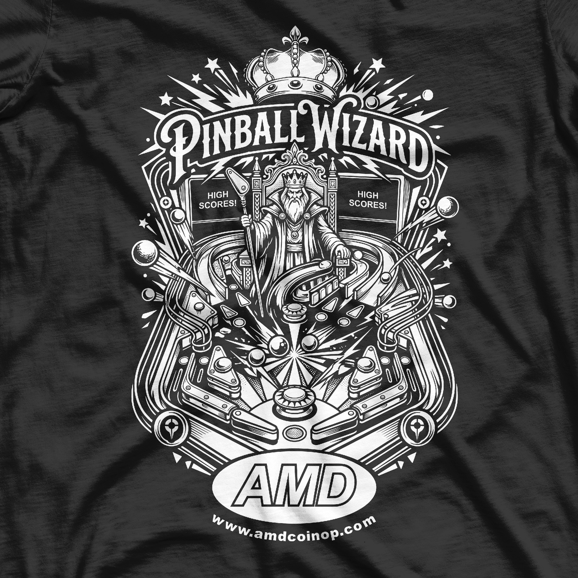 T-shirt Design by Foulanan Design for AMUSEMENT MACHINE DISTRIBUTORS | Design #37171244