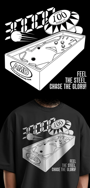 T-shirt Design by yudaarahman for AMUSEMENT MACHINE DISTRIBUTORS | Design: #37179343