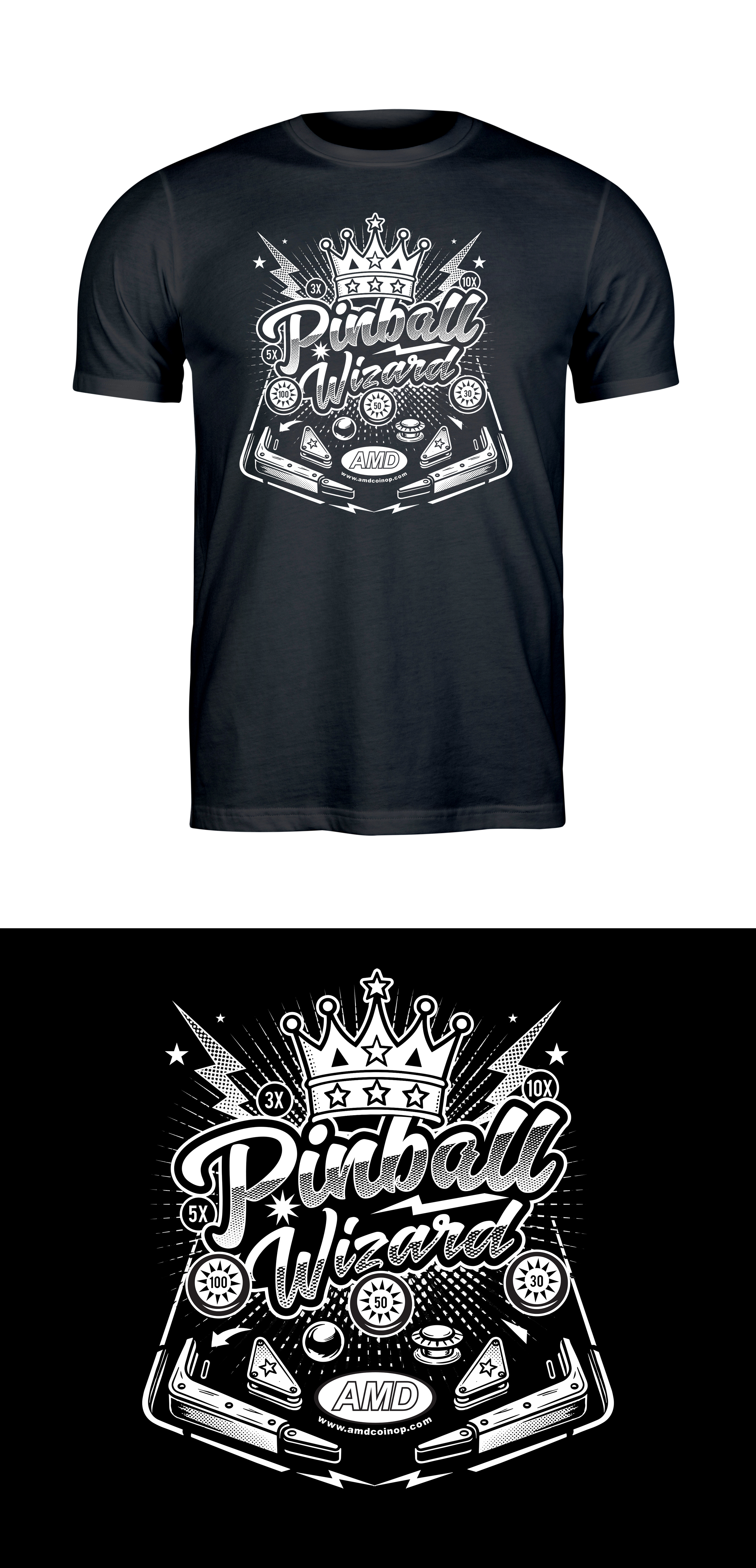 T-shirt Design by Alif think for AMUSEMENT MACHINE DISTRIBUTORS | Design #37157305