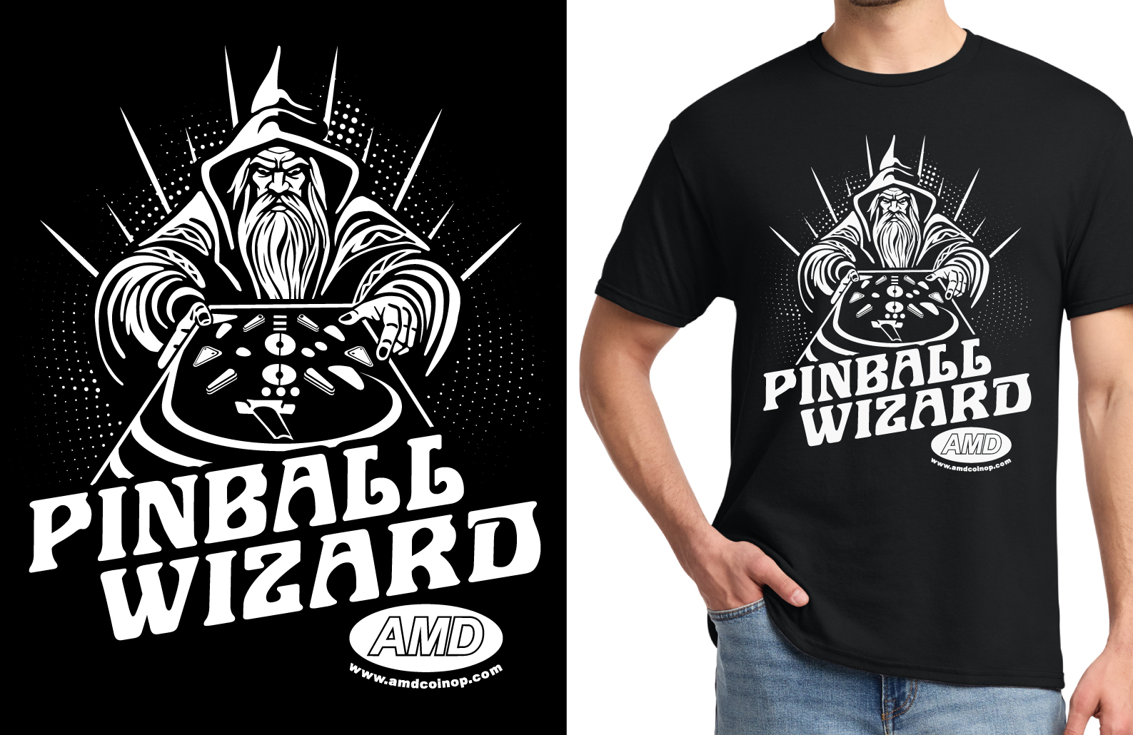 T-shirt Design by Jennifer Beatty for AMUSEMENT MACHINE DISTRIBUTORS | Design #37165803