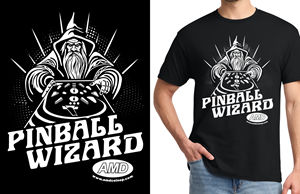 T-shirt Design by Jennifer Beatty for AMUSEMENT MACHINE DISTRIBUTORS | Design #37165803