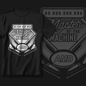 T-shirt Design by Sultan  Studio for AMUSEMENT MACHINE DISTRIBUTORS | Design: #37164077