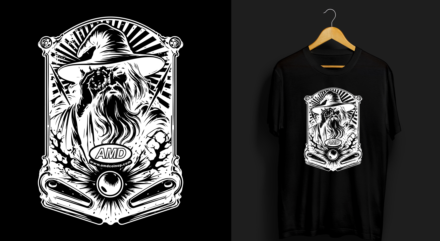 T-shirt Design by Arts&Letters for AMUSEMENT MACHINE DISTRIBUTORS | Design #37165002