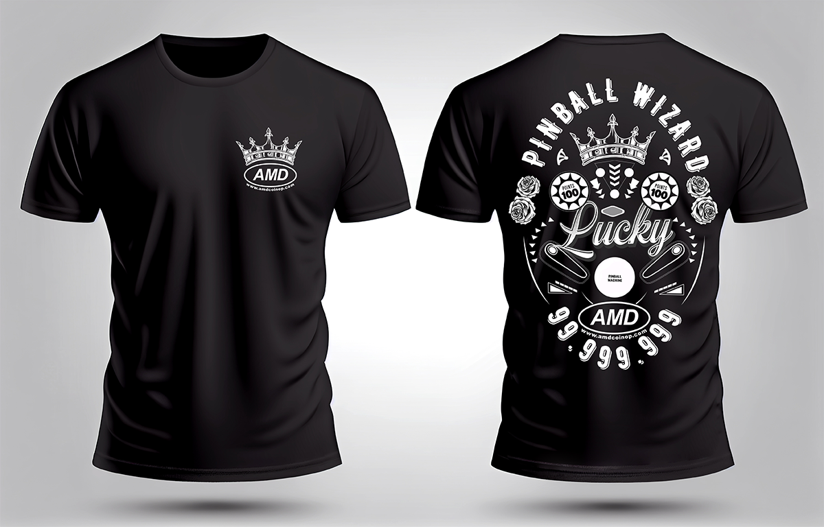 T-shirt Design by GraphiCoore Studio for AMUSEMENT MACHINE DISTRIBUTORS | Design #37173359