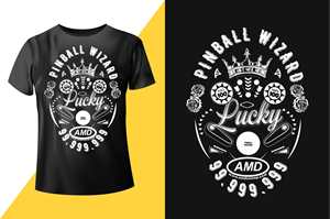 T-shirt Design by GraphiCoore Studio for AMUSEMENT MACHINE DISTRIBUTORS | Design: #37173400