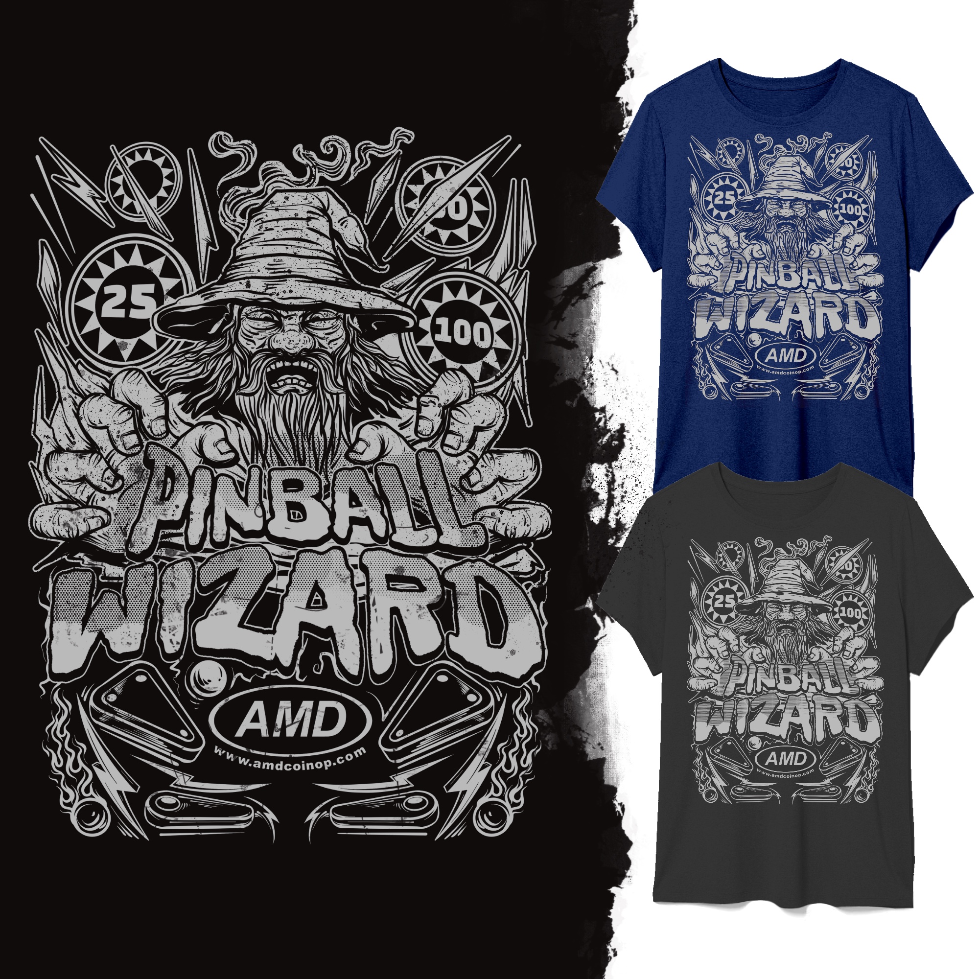 T-shirt Design by Falih A for AMUSEMENT MACHINE DISTRIBUTORS | Design: #37182646