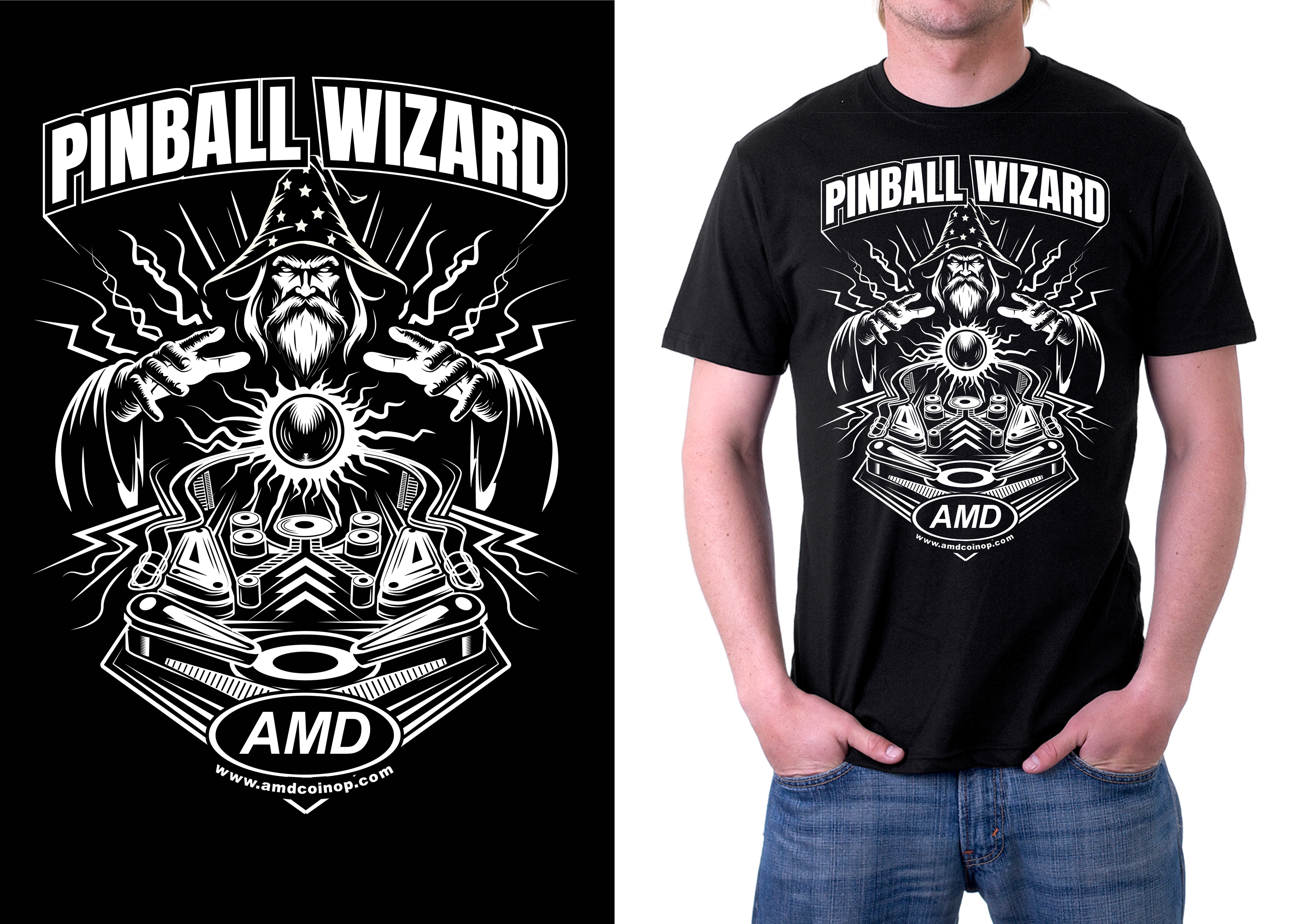 T-shirt Design by Chaos_Theory for AMUSEMENT MACHINE DISTRIBUTORS | Design #37163834