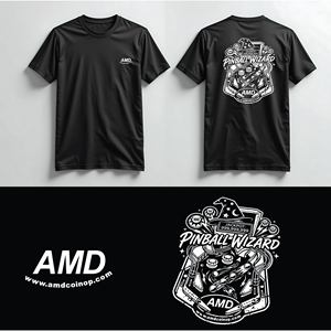 T-shirt Design by MO61 for AMUSEMENT MACHINE DISTRIBUTORS | Design: #37154679